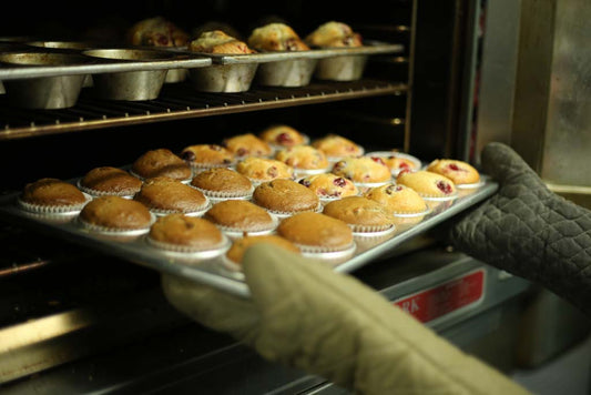 Apple cranberry muffins