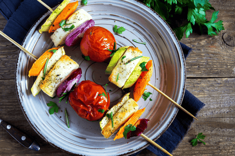 Summer BBQ: Grilled Veggies with Halloumi