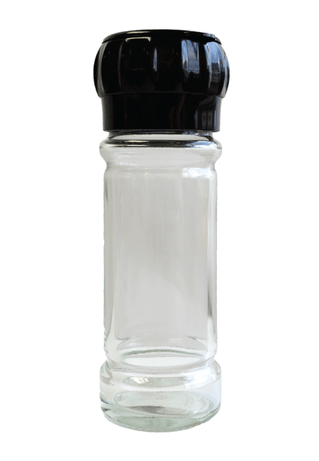 Zero Waste Solution - Empty Bottle With Grinder or Shaker Flip Lid