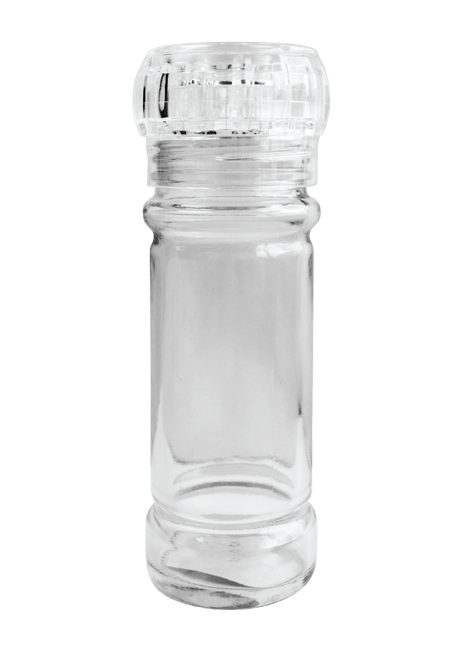 Zero Waste Solution - Empty Bottle With Grinder or Shaker Flip Lid
