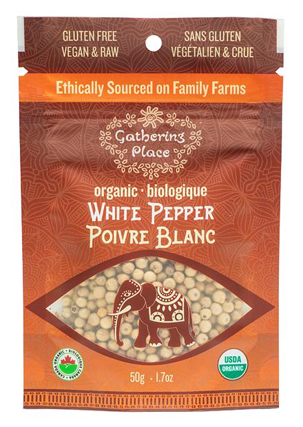 Organic Pepper White Whole