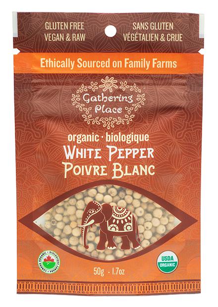 Organic White Peppercorns